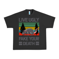 Pigment Black Lıve Ugly Fake Your Death Urban Heavy Tee - Bettercallsaul
