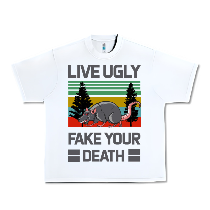 Lıve Ugly Fake Your Death Urban Heavy Tee by Bettercallsaul | Teevron
