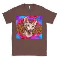 Chestnut purple glitter roses sphynx cat Classic Tee - LillyAllenDesigns