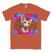 Copper purple glitter roses sphynx cat Classic Tee - LillyAllenDesigns