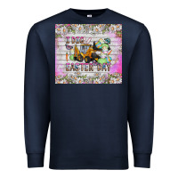 Navy I Dig Easter Day Premium Sweatshirt - CowhideDigitalArt