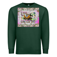 Sports Green I Dig Easter Day Premium Sweatshirt - CowhideDigitalArt