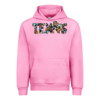 Fuchsia Pink texas sunflower cowhide leopard texas map Urban Hoodie - Artiststas