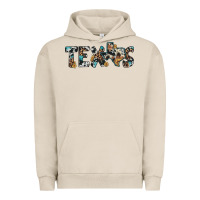 Pigment French Oak texas sunflower cowhide leopard texas map Urban Hoodie - Artiststas