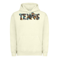 Pigment Pistachio texas sunflower cowhide leopard texas map Urban Hoodie - Artiststas