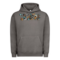 Pigment Tornado texas sunflower cowhide leopard texas map Urban Hoodie - Artiststas