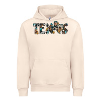 Sandshell texas sunflower cowhide leopard texas map Urban Hoodie - Artiststas