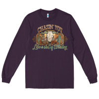 Plum Chasin you like a shot of whiskey bull skull Long Sleeve Tee - HowdyJamesFarm