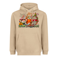 Mushroom Hallothanksmas Gnome Coffee Cups Heavyweight Hoodie - CowhideDigitalArt