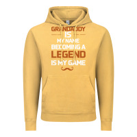 Vintage Mustard Grandaddy Is My Name Becoming A Legend Is My Game Vintage Hoodie - Bettercallsaul