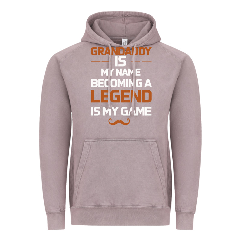 Grandaddy Is My Name Becoming A Legend Is My Game Vintage Hoodie by Bettercallsaul | Teevron