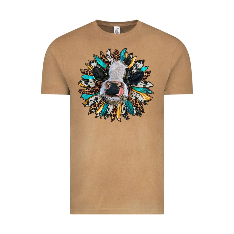 Baby Cow With Sunflower Vintage Tee by RanaPortraitStore | Teevron