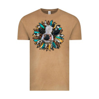 Vintage Camel baby cow with sunflower Vintage Tee - RanaPortraitStore
