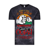 Cloud Black Being A Dad Is An Honor Being Papa Is Priceless Vintage Tee - Bettercallsaul