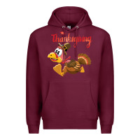 Burgundy Thanksgiving family Premium Hoodie - tuanDangUi