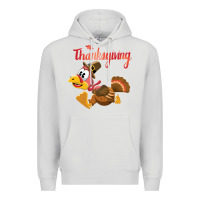 Dove Grey Thanksgiving family Premium Hoodie - tuanDangUi