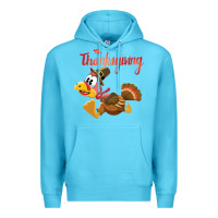 Ocean Blue Thanksgiving family Premium Hoodie - tuanDangUi