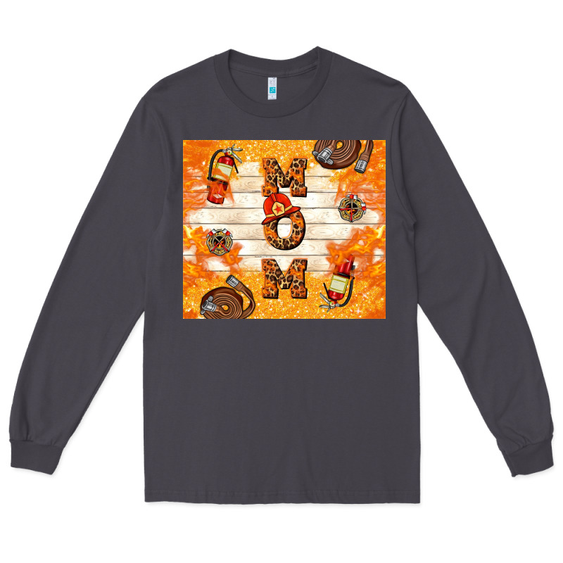 Fireman Mom Mother's Day Long Sleeve Tee by TumblerDesignByShophia | Teevron