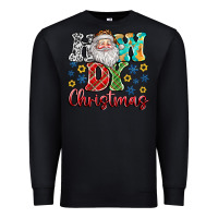 Black How Dy Christmas Premium Sweatshirt - CowhideDigitalArt