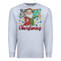Heather Grey How Dy Christmas Premium Sweatshirt - CowhideDigitalArt
