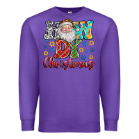 Purple How Dy Christmas Premium Sweatshirt - CowhideDigitalArt