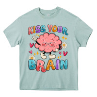 Arona kiss your brain Heavy Core Tee - MaliasSmallBusiness