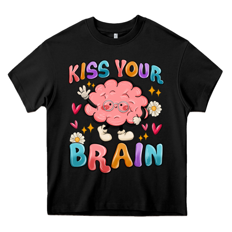 Kiss Your Brain Heavy Core Tee by MaliasSmallBusiness | Teevron