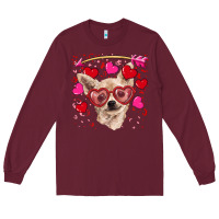 Valentine's Day  Chihuahua Long Sleeve Tee | Teevron