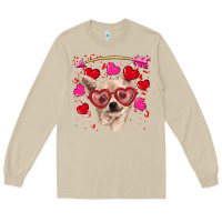 Mushroom valentine's day  chihuahua Long Sleeve Tee - RanaPortraitStore