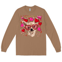Toasted Coconut valentine's day  chihuahua Long Sleeve Tee - RanaPortraitStore