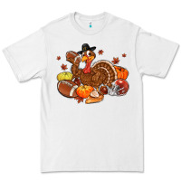 Football Turkey Thanksgiving Premium Tee | Teevron