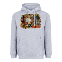 Heather Grey Love Fall Heavyweight Hoodie - CowhideDigitalArt
