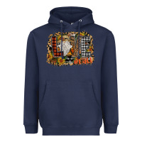 Navy Love Fall Heavyweight Hoodie - CowhideDigitalArt
