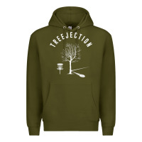 Army Green Disc Golf Funny Sports Tree Disc Golf Player Premium Hoodie - tuanDangUi