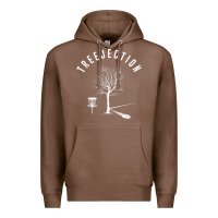 Chestnut Disc Golf Funny Sports Tree Disc Golf Player Premium Hoodie - tuanDangUi