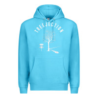 Ocean Blue Disc Golf Funny Sports Tree Disc Golf Player Premium Hoodie - tuanDangUi