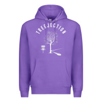 Purple Disc Golf Funny Sports Tree Disc Golf Player Premium Hoodie - tuanDangUi