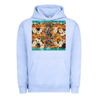 Pigment Grape Ice texas sunflower cactus cowhide Urban Hoodie - Artiststas