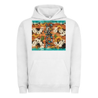 Pigment Lunar Rock texas sunflower cactus cowhide Urban Hoodie - Artiststas