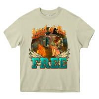 Mossy land of the free Heavy Core Tee - NancyCooperArtShop