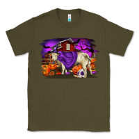 Army Green Charolais Bull Halloween Classic Tee - RanaPortraitStore