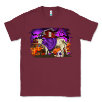 Burgundy Charolais Bull Halloween Classic Tee - RanaPortraitStore
