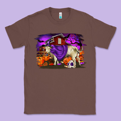 Charolais Bull Halloween Classic Tee Designed By Ranaportraitstore
