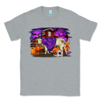 Heather Grey Charolais Bull Halloween Classic Tee - RanaPortraitStore