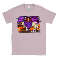 Lilac Charolais Bull Halloween Classic Tee - RanaPortraitStore