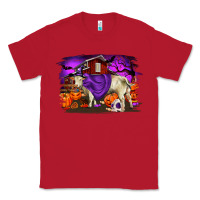 Red Charolais Bull Halloween Classic Tee - RanaPortraitStore