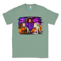 Sage Charolais Bull Halloween Classic Tee - RanaPortraitStore