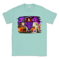 Seafoam Charolais Bull Halloween Classic Tee - RanaPortraitStore