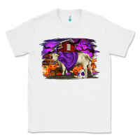 White Charolais Bull Halloween Classic Tee - RanaPortraitStore