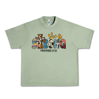 Oil Green she i̇s strong proverbs 31 25 Urban Heavy Tee - JahusDesignShop